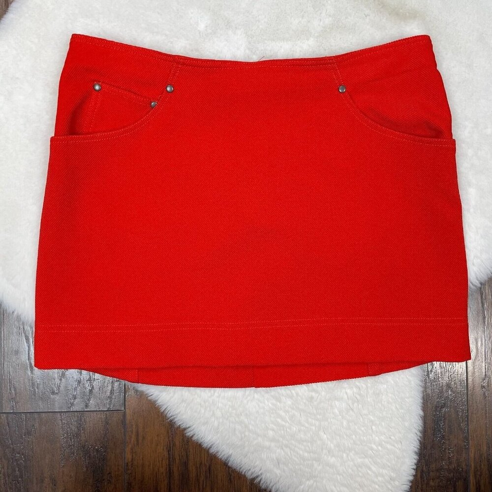 Urban Outfitters Mini Skirt Medium Orange‎